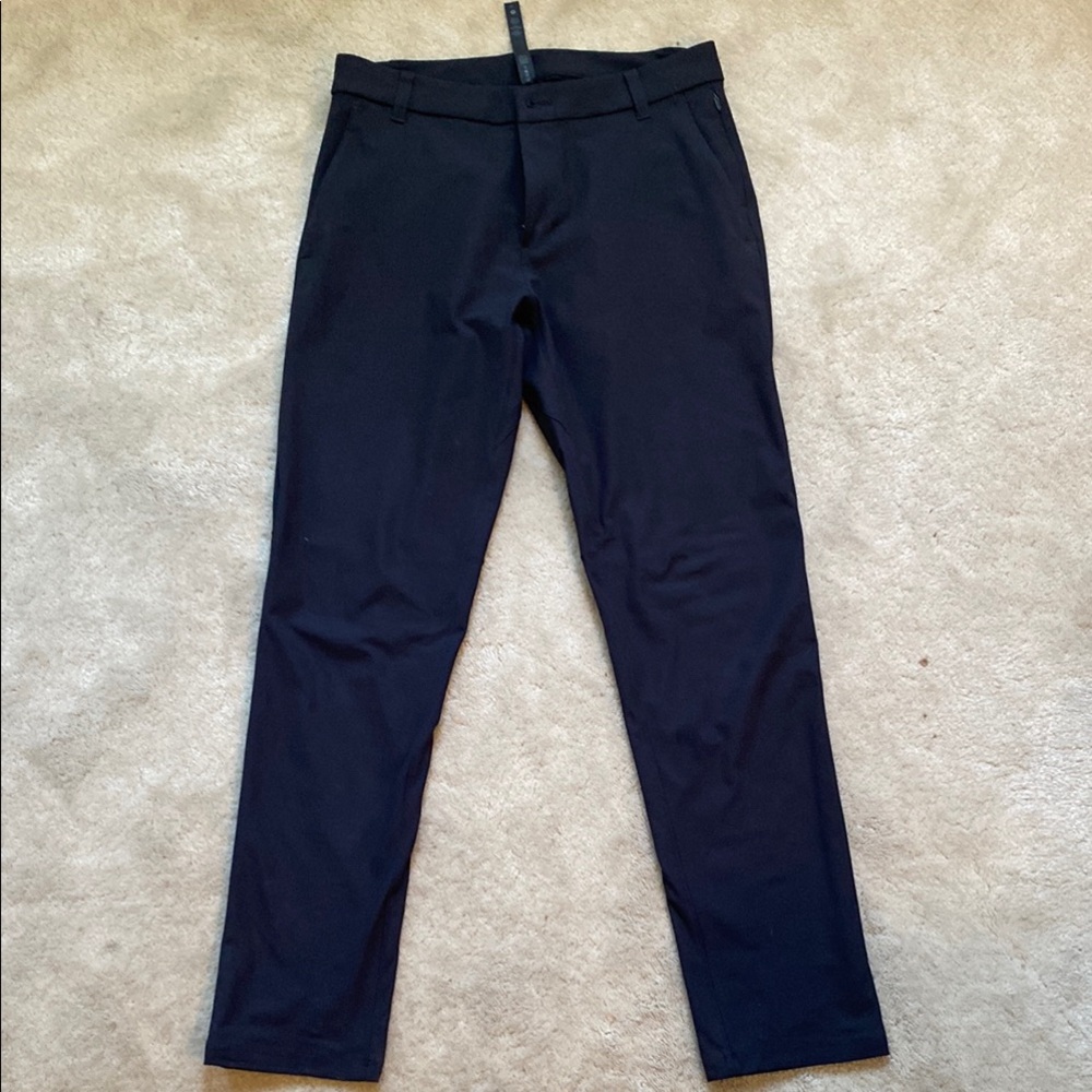 Lululemon Commission ABC Trouser Pant Slim Fit Black 31x32 Worn Twice!